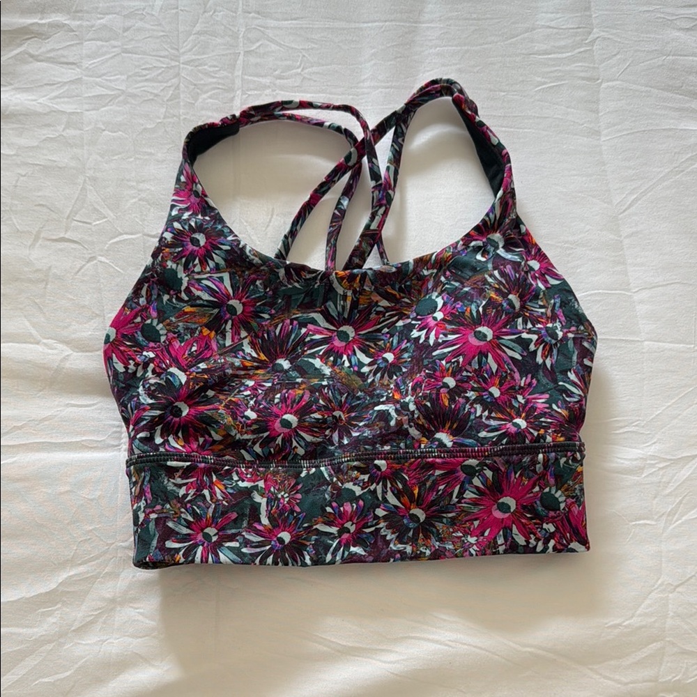 Lululemon Floral Strappy Bra